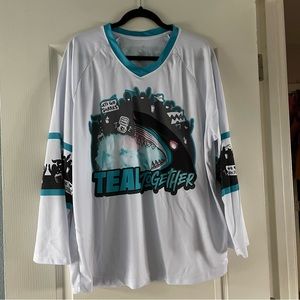 NWOT San Jose Sharks SAP Center jersey-style shirt men’s size M